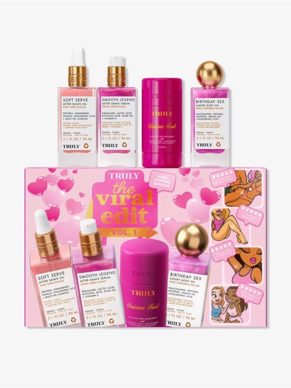 TRULY Pink Viral Edit Vol. 1 Skincare Set